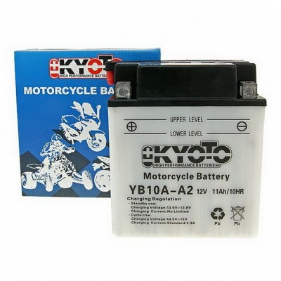 Baterie KYOTO 12V 11Ah  YB10A-A2 (dodáváno s kyselinovou náplní)